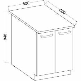 Meble Pomocnicze Sonoma Dub 60 x 51,6 x 85 cm