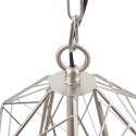 Lampa Sufitowa Metal Srebro 34 x 34 x 38 cm