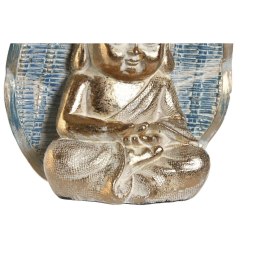 Figurka Dekoracyjna DKD Home Decor 12,4 x 5,6 x 17,7 cm Niebieski Budda Turkusowy Orientalny Wytrawianie (2 Sztuk)