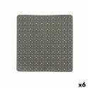 Antypoślizgowa mata prysznicowa Berilo BM509S -315 Szary PVC 50,3 x 50,3 x 0,7 cm Krata (6 Sztuk)