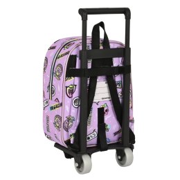 Torba szkolna z kółkami Monster High Best boos Liliowy 22 x 27 x 10 cm