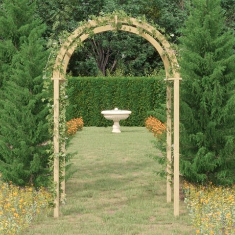 Pergola ogrodowa, 141x97x243 cm, impregnowane drewno sosnowe