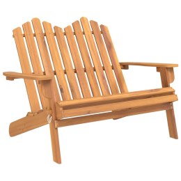 Ławka ogrodowa Adirondack, 126 cm, lite drewno akacjowe