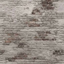 DUTCH WALLCOVERINGS Fototapeta Old Brick Wall, szara