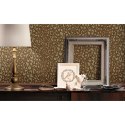 DUTCH WALLCOVERINGS Tapeta w cętki leoparda, brązowa