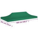 Dach do namiotu imprezowego, 6 x 3 m, zielony, 270 g/m²