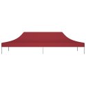 Dach do namiotu imprezowego, 6 x 3 m, burgund, 270 g/m²