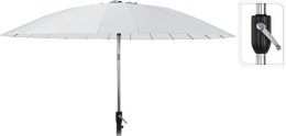 Parasol ogrodowy 270cm biały z regulowanym kątem nachylenia