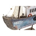 Figurka Dekoracyjna DKD Home Decor Niebieski Biały Barco 25 x 4 x 24 cm