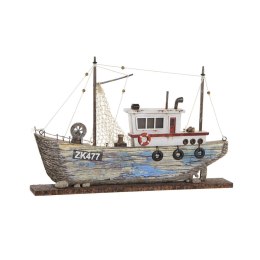 Figurka Dekoracyjna DKD Home Decor Niebieski Biały Barco 40 x 5 x 24 cm