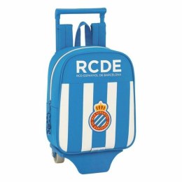 Torba szkolna z kółkami 805 RCD Espanyol 611753280 Niebieski Biały