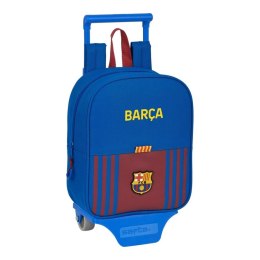 Torba szkolna z kółkami F.C. Barcelona M280 Kasztanowy Granatowy