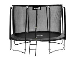 Trampolina Ogrodowa Jumpi 312cm/10FT Maxy Comfort Czarna Z Wewnętrzną Siatką