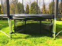 Trampolina Ogrodowa Jumpi 312cm/10FT Maxy Comfort Czarna Z Wewnętrzną Siatką