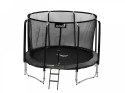 Trampolina Ogrodowa Jumpi 312cm/10FT Maxy Comfort Czarna Z Wewnętrzną Siatką