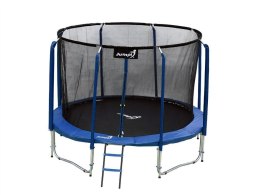 Trampolina Ogrodowa Jumpi 312cm/10FT Maxy Comfort Niebieska Z Wewnętrzną Siatką