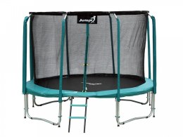 Trampolina Ogrodowa Jumpi 312cm/10FT Maxy Comfort Zielona Z Wewnętrzną Siatką