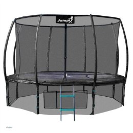 Trampolina Ogrodowa Jumpi 312cm/10FT Maxy Comfort Plus Czarna Z Wewnętrzną Siatką