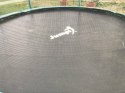 Trampolina Ogrodowa Jumpi 435cm/14FT Maxy Comfort Zielona Z Wewnętrzną Siatką