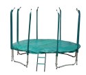 Trampolina Ogrodowa Jumpi 435cm/14FT Maxy Comfort Zielona Z Wewnętrzną Siatką