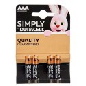 LR03 Baterie Alkaliczne DURACELL (10 Sztuk)