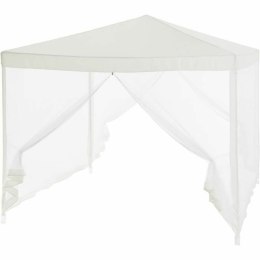 Gazebo 140 Stal 100 % poliester 3 x 3 m Biały