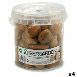 Kamienie dekoracyjne Ibergarden 3BRG Brązowy Duży 3 Kg (4 Sztuk)