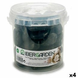 Kamienie dekoracyjne Ibergarden 3BG Czarny Duży 3 Kg (4 Sztuk)