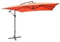 Metalowy parasol 270 cm - terracota