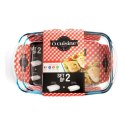 Zestaw naczyń do piekarnika Ô Cuisine 334SA05 Przezroczysty Szkło (2 pcs)