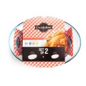 Zestaw naczyń do piekarnika Ô Cuisine 334SA06 Przezroczysty Szkło (2 pcs)