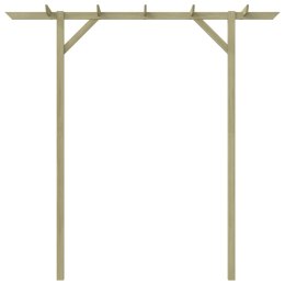 Pergola ogrodowa, 200 x 40 x 205 cm, drewno