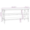 Szafka pod TV, czarna, 100x40x50 cm, materiał drewnopochodny