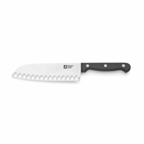 Nóż Santoku Richardson Sheffield Artisan Czarny Metal (17,5 cm) (Pack 6x)