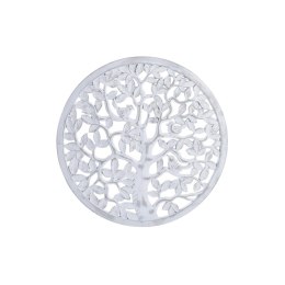 Dekoracja ścienna DKD Home Decor Drzewo MDF Biały (80 x 2 x 80 cm)