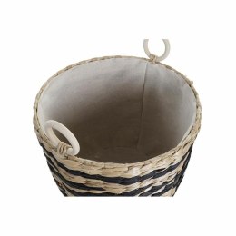 Zestaw koszyków DKD Home Decor Poliester Kolonialny Włókno (38 x 38 x 36 cm)