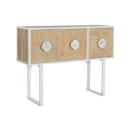 Console DKD Home Decor Biały Metal Jodła 120 x 35 x 90 cm