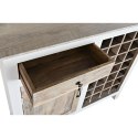 Stojak na Butelki DKD Home Decor Naturalny Biały Drewno mango (111 x 30 x 102 cm)