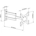 Uchwyt na TV Techly ICA-LCD 2903 19" 37" 25 kg