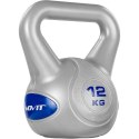 MOVIT Hantle Kettlebell - 12 kg, szary / granatowy