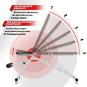 Physionics Wielofunkcyjna ławka treningowa + hantle 40 kg