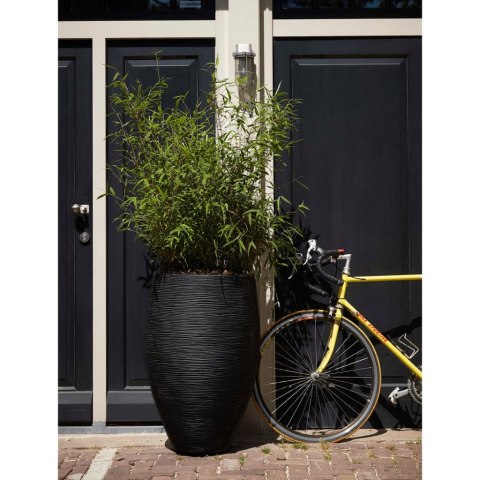 Capi Elegancka donica Nature Rib, 45x72 cm, antracytowa Capi Elegancka donica Nature Rib, 45x72 cm, antracytowa