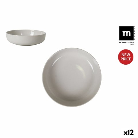 Talerz głęboki La Mediterránea Ivory (12 Sztuk)