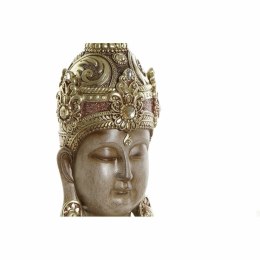 Figurka Dekoracyjna DKD Home Decor Brązowy Złoty Budda Orientalny 15 x 9 x 30 cm