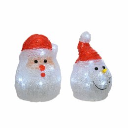 Figurka Dekoracyjna Lumineo 491239 LED Wnętrze Santa Claus 10,5 x 10,5 x 15 cm