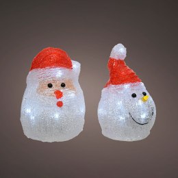 Figurka Dekoracyjna Lumineo 491239 LED Wnętrze Santa Claus 10,5 x 10,5 x 15 cm