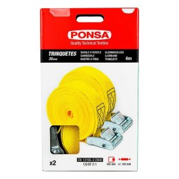 Grzechotka Ponsa 027,048,035,108 Żółty 35 mm x 4 m 2 Sztuk