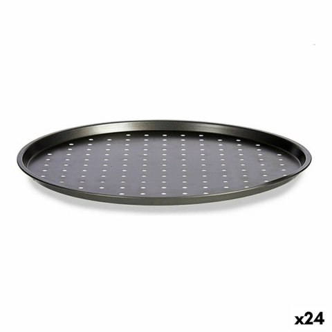 Blacha do piekarnika Pizza Szary Stal węglowa 33 x 1 x 33 cm (24 Sztuk)