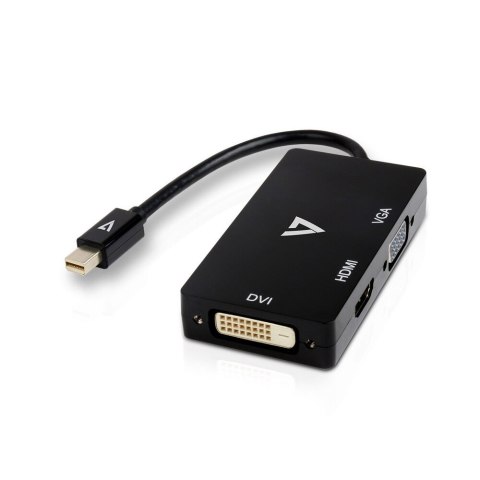 Mini Adapter DisplayPort na VGA/DVI/HDMI V7 V7MDP-VGADVIHDMI-1N Czarny Mini Adapter DisplayPort na VGA/DVI/HDMI V7 V7MDP-VGADVIHDMI-1N Czarny
