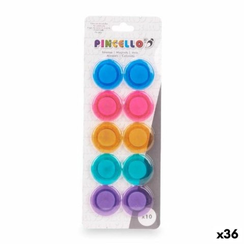 Magnesy Pincello 405 Średni Wielokolorowy (36 Sztuk)